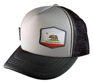 Gray Black Trucker Hat Large 58 cm Cali
