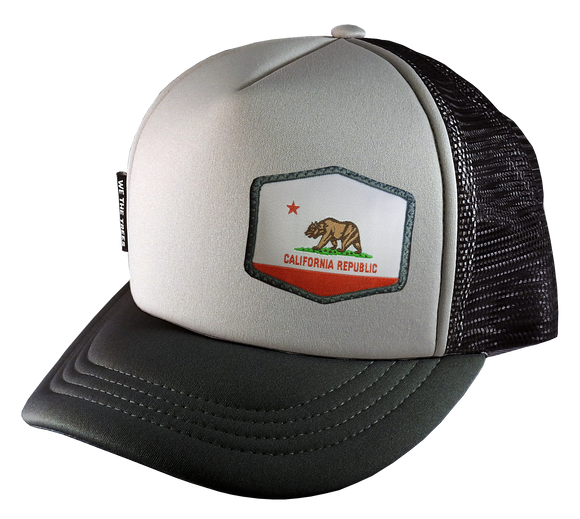 Gray Black Trucker Hat Large 58 cm Cali