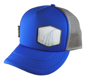 Royal Blue Trucker Hat 54 cm Small Tracks